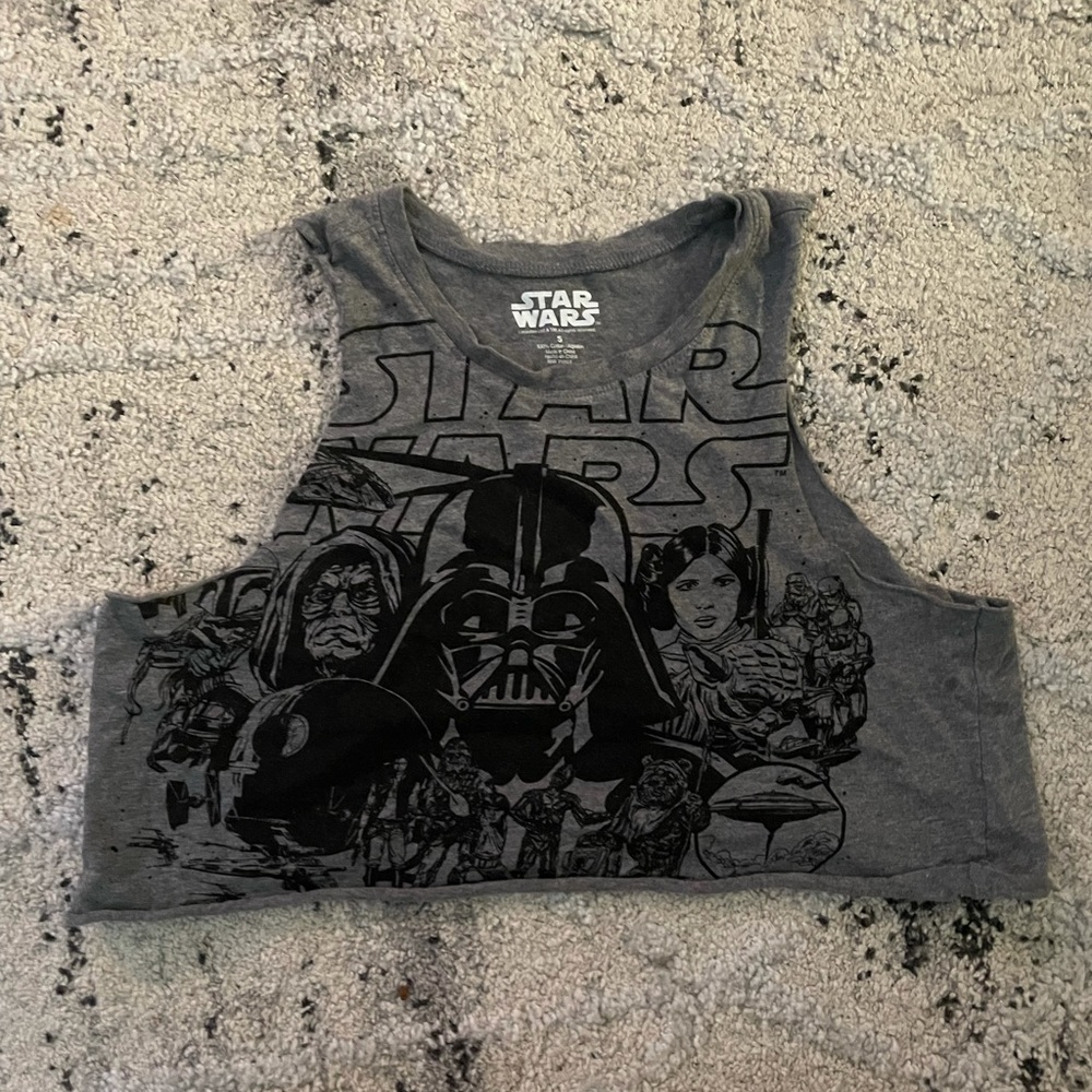 Star Wars graphic crop top